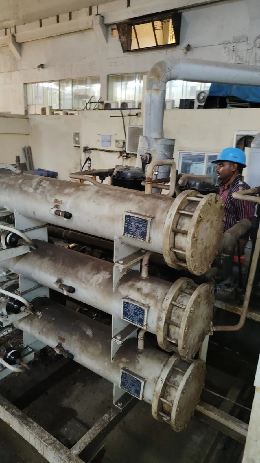 Industrial chiller installation