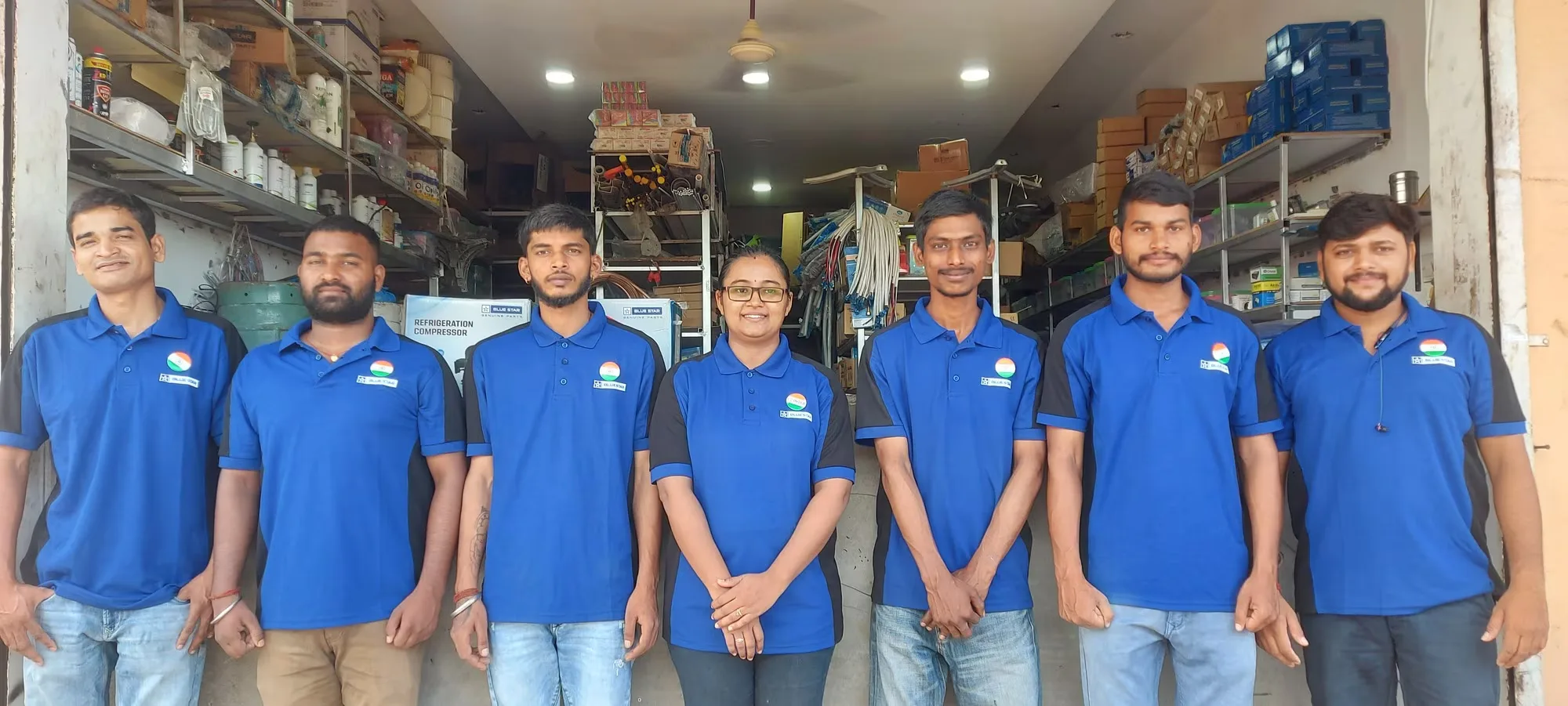 Nilesh Metra and the Cool King Engineering team